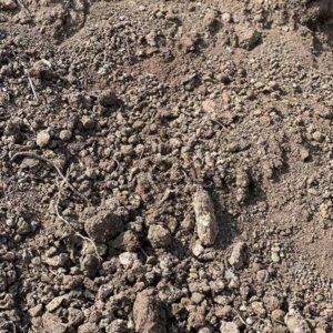 Unscreened topsoil
